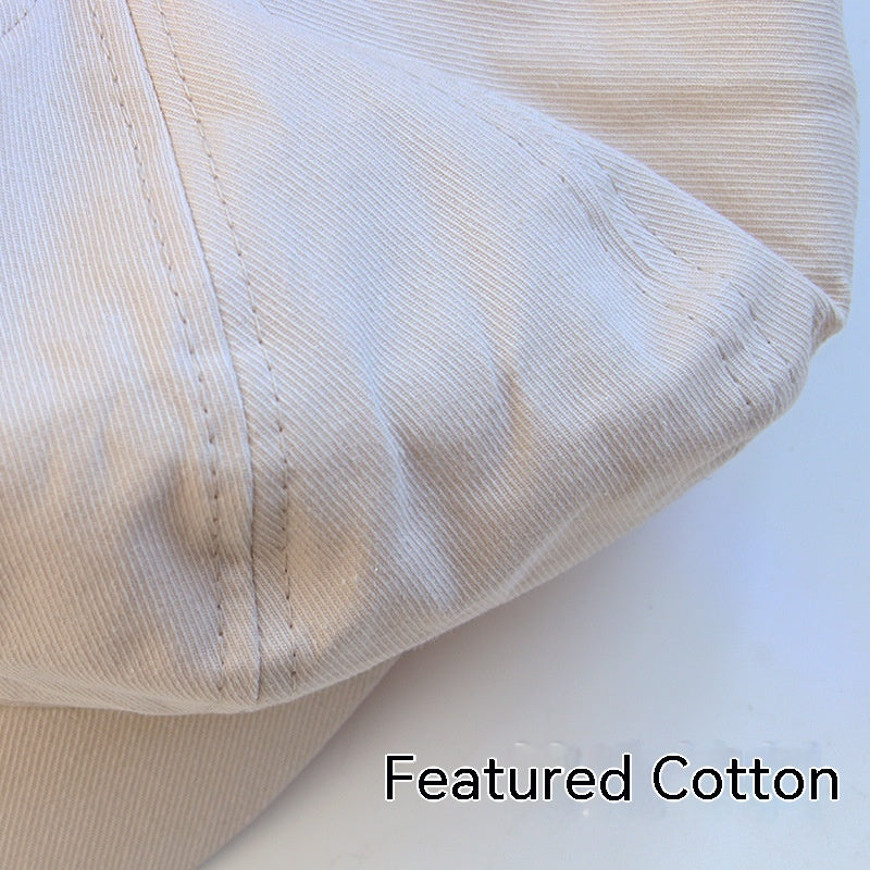 Thin Cotton And Linen Breathable Octagonal Cap Children