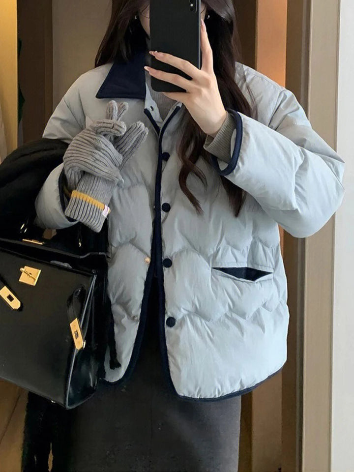 Casual Down Coats Women Korean Fashion Cotton Padded Jacket Female