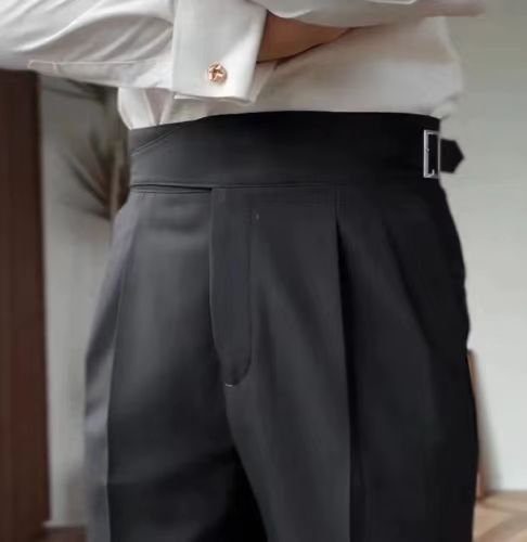 Men's Belt Skinny Casual Suit Pants